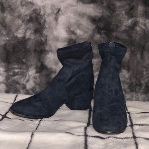 Navy Zip-up “Sock” Booties